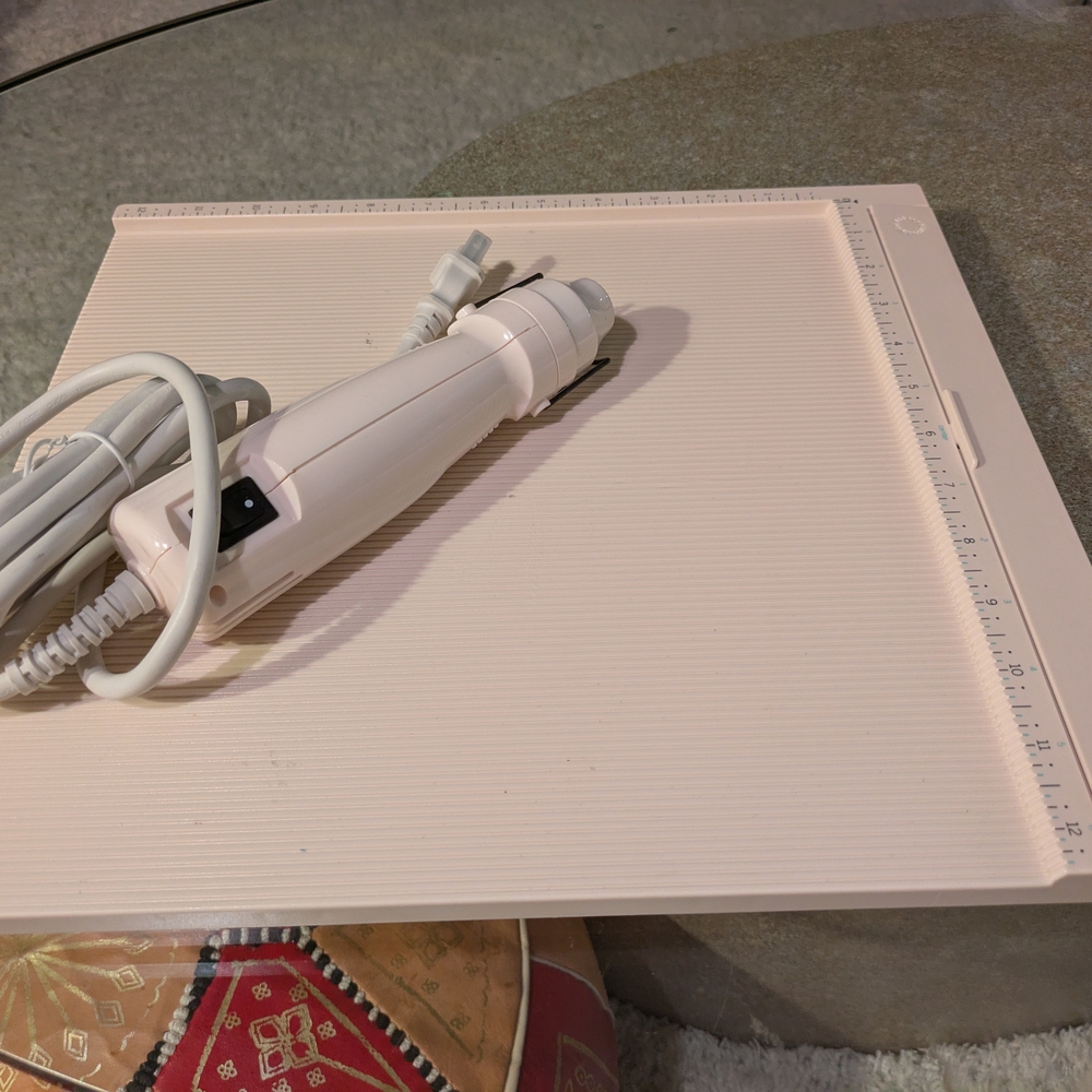 Pink Crafting Heat Tool and Scoring Board